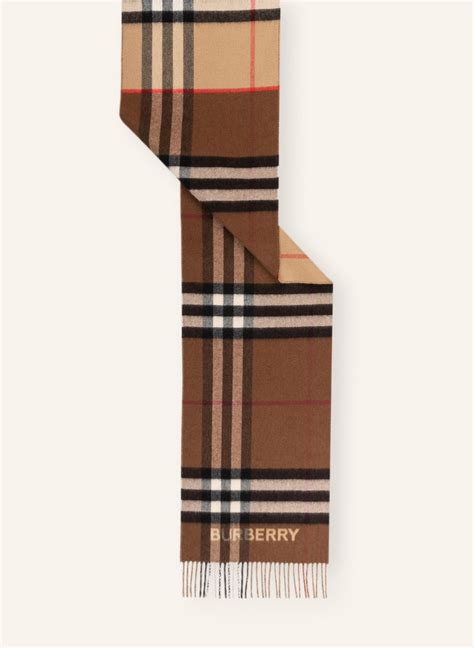 burberry schal braun rot